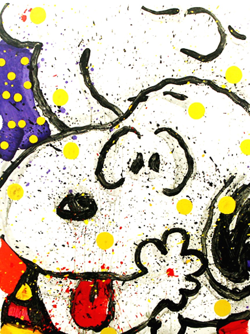 トム・エバハートの絵画作品　タイトルは、MY MAIN SQUEEZE